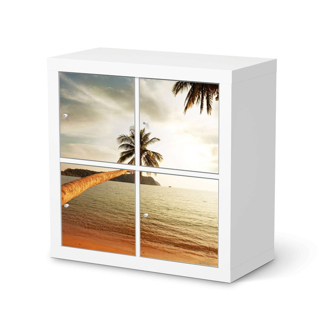 Möbelfolie IKEA Expedit Regal 4 Türen - Paradise- Bild 1