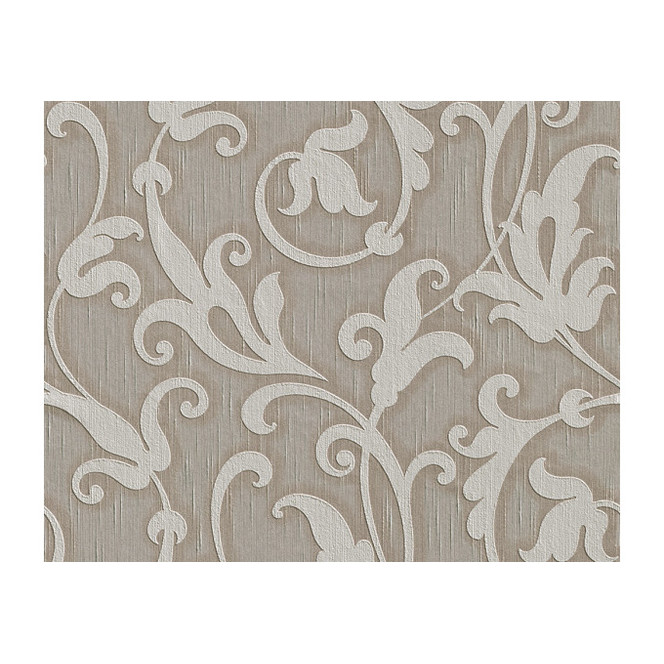 Mustertapeten Architects Paper Textiltapete Tessuto Braun, Grau