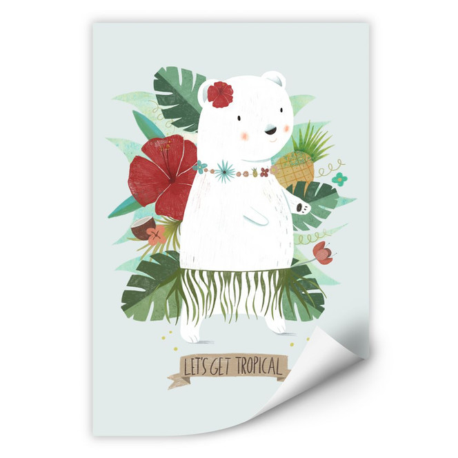 Wallprint Loske - Let´s get tropical