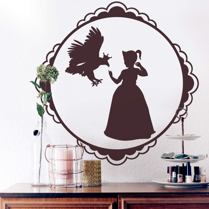 Wandtattoo Märchenwelt Prinzessin