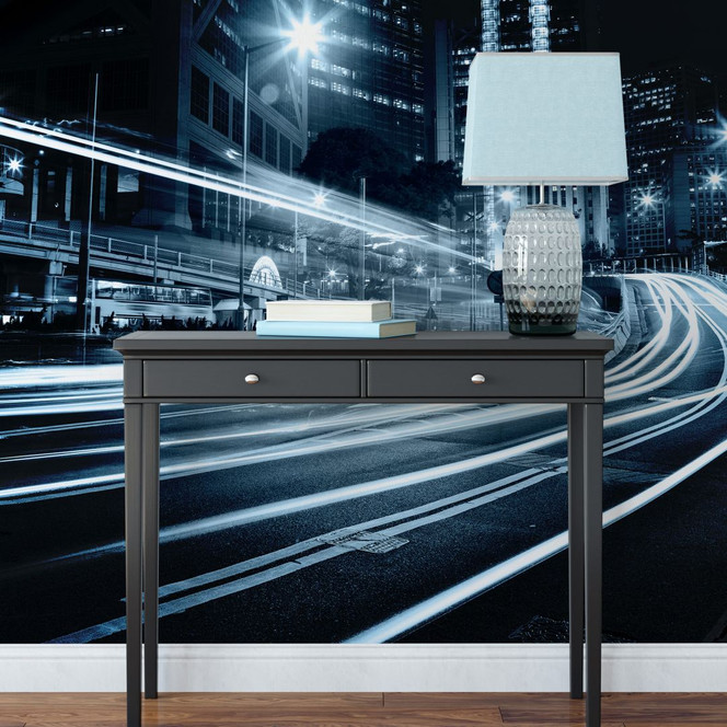 Fototapete Lichter der Stadt - 240x260cm - Bild 1