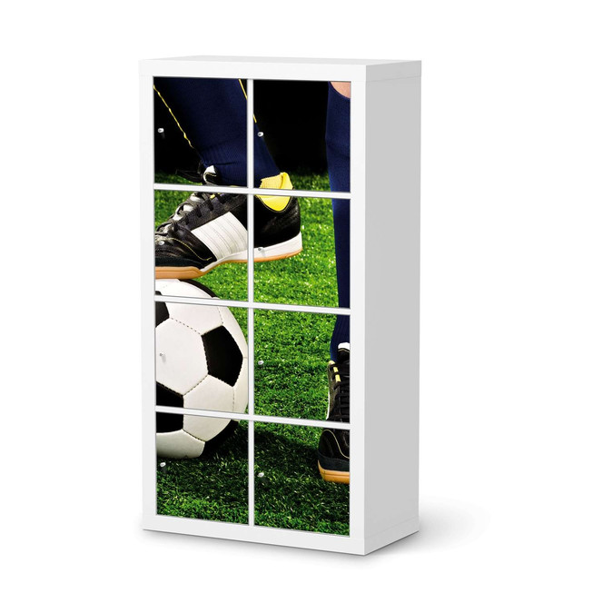 Klebefolie IKEA Expedit Regal 8 Türen - Fussballstar- Bild 1