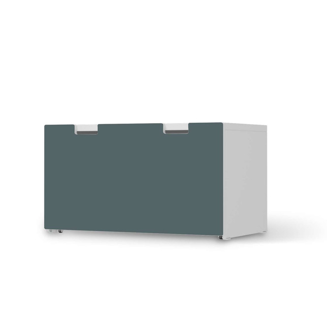 Möbelfolie IKEA Stuva / Malad Banktruhe - Blaugrau Light- Bild 1