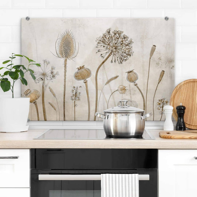 Spritzschutz Disher - Trockenblumen