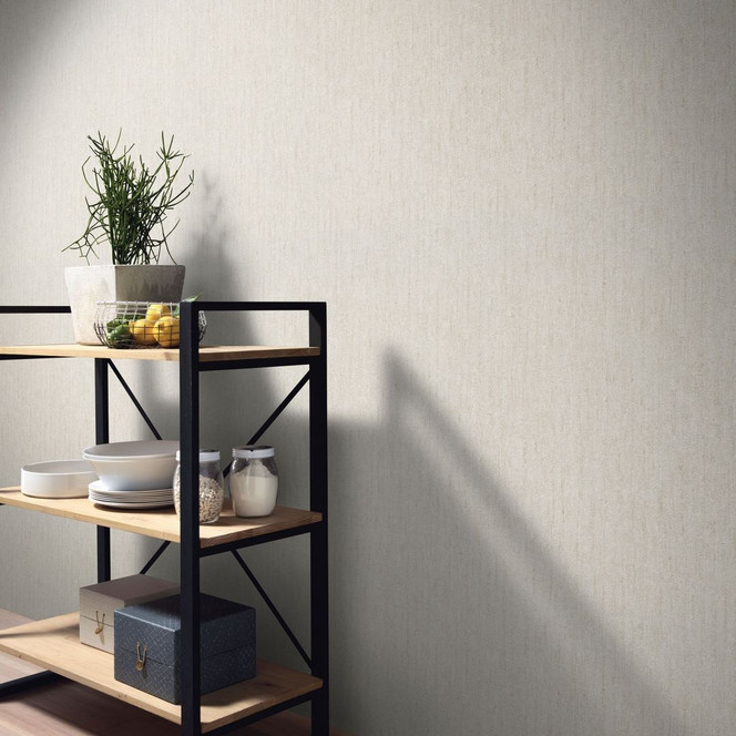 Vliestapete, Unitapete Secret Garden beige