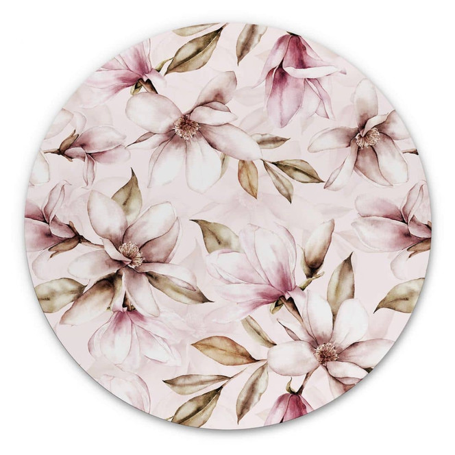 Alu-Dibond UN Designs - Soft Magnolia - Rund
