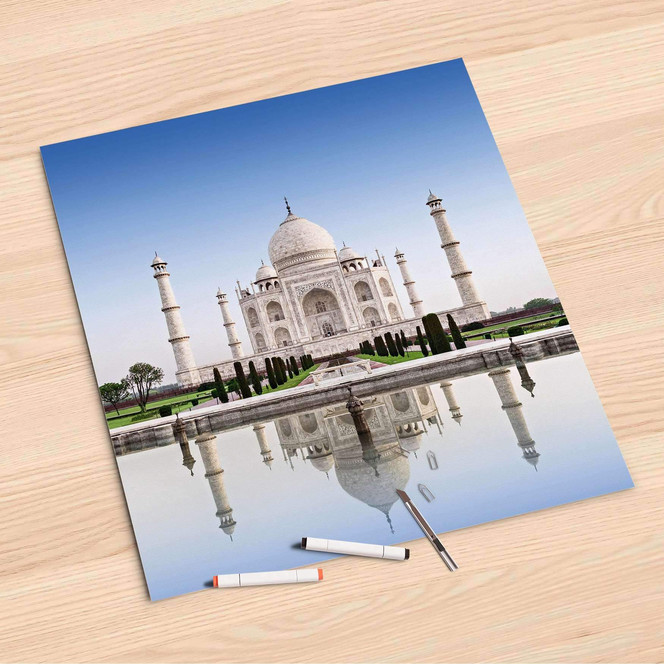 Folienbogen (60x60cm) - Taj Mahal- Bild 1