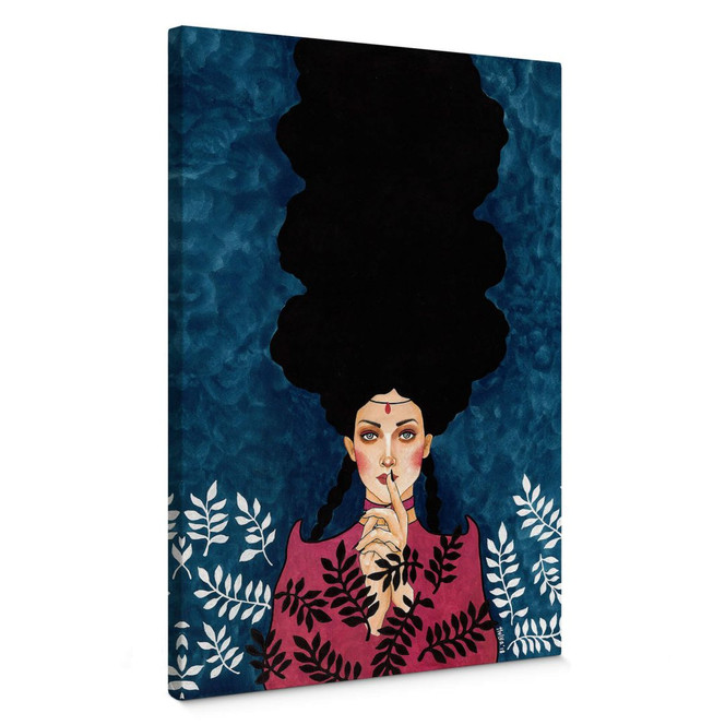 Leinwandbild Hülya - Verkleidung