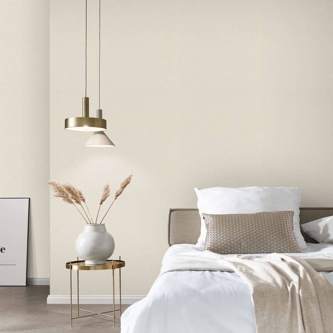 Vliestapete, Unitapete Secret Garden beige