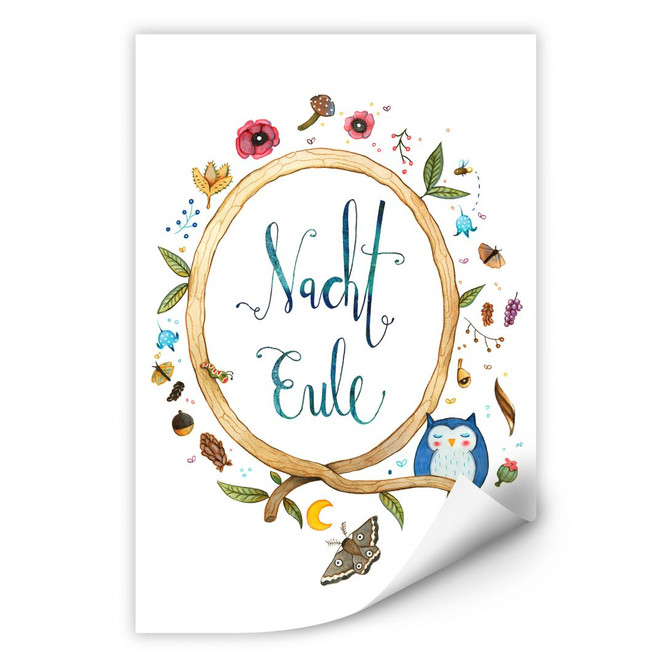 Wallprint Loske - Nachteule