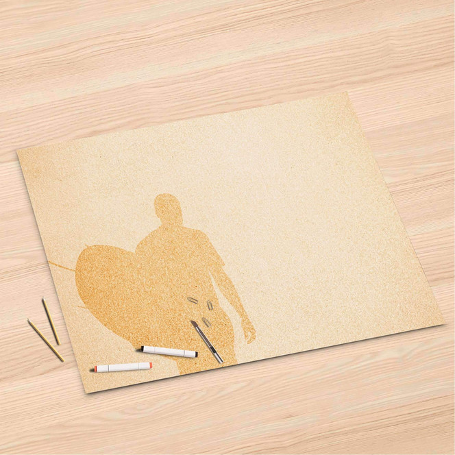Folienbogen (120x80cm) - Surfer Silhouette- Bild 1