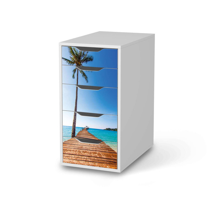 Klebefolie IKEA Alex 5 Schubladen - Caribbean- Bild 1
