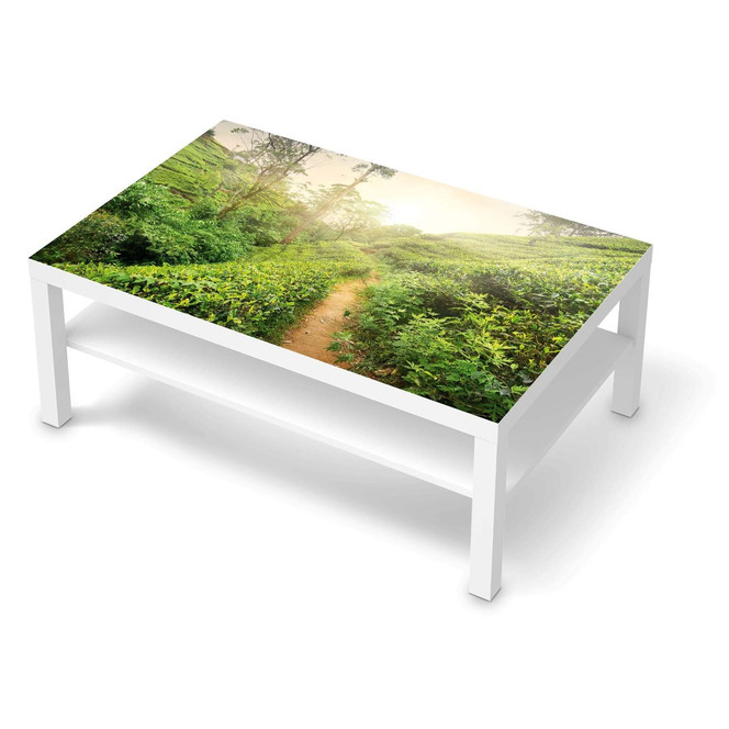 Klebefolie IKEA Lack Tisch 118x78cm - Green Tea Fields- Bild 1