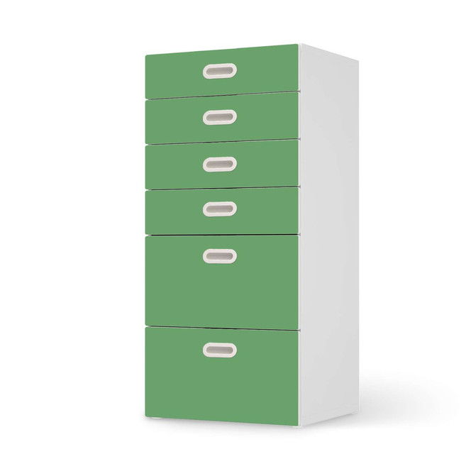 Klebefolie IKEA Stuva / Fritids Kommode - 6 Schubladen - Grün Light- Bild 1