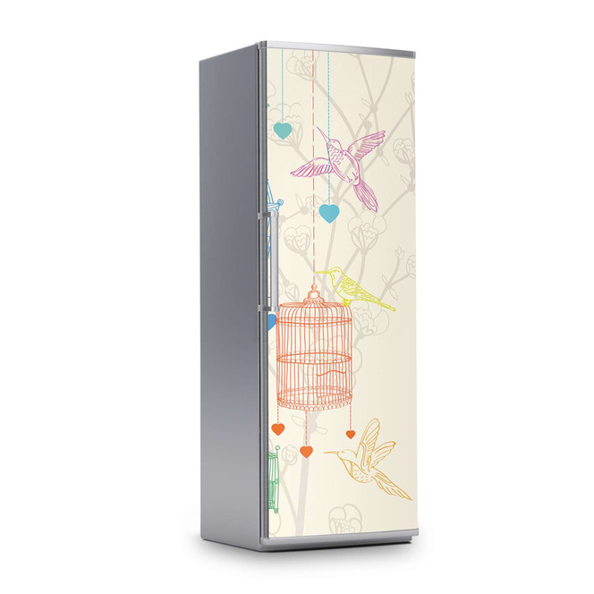 Kühlschrankfolie 60x180cm - Birdcage- Bild 1