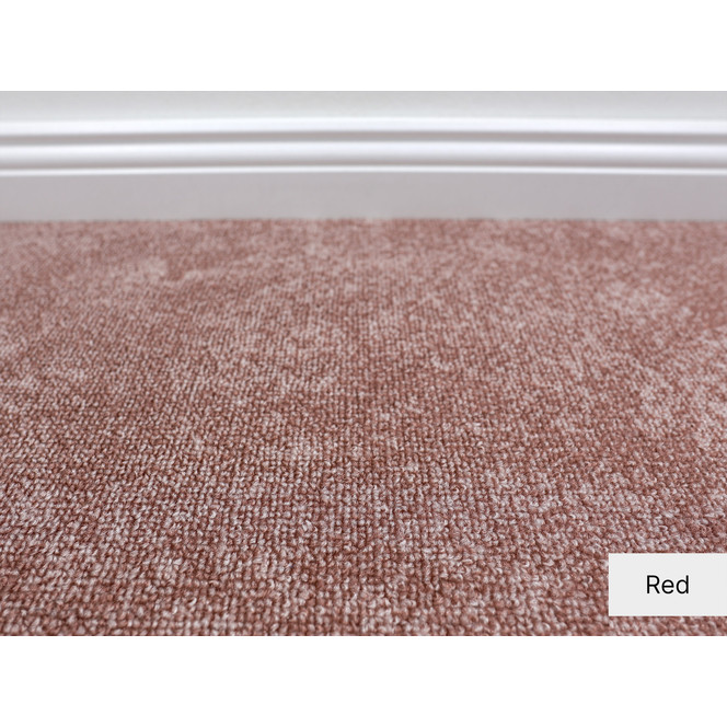 Manila Teppichboden Meterware in Red