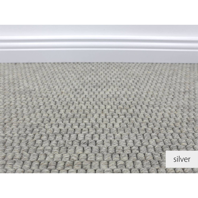 Saba Teppichboden Meterware Wunschmass in Silver