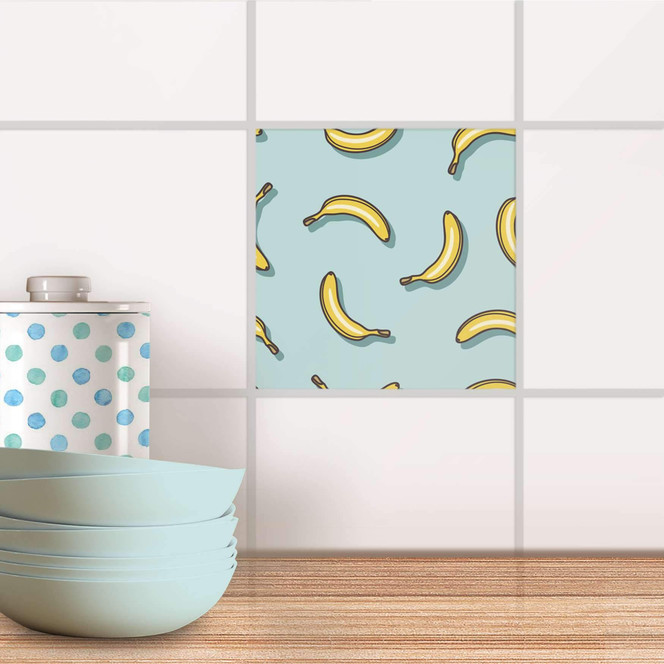 Fliesenaufkleber - Hey Banana