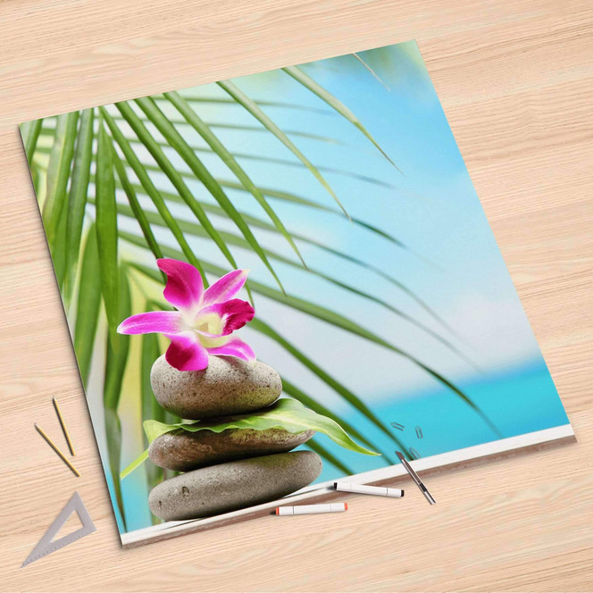 Folienbogen (90x90cm) - Lotus Flower- Bild 1