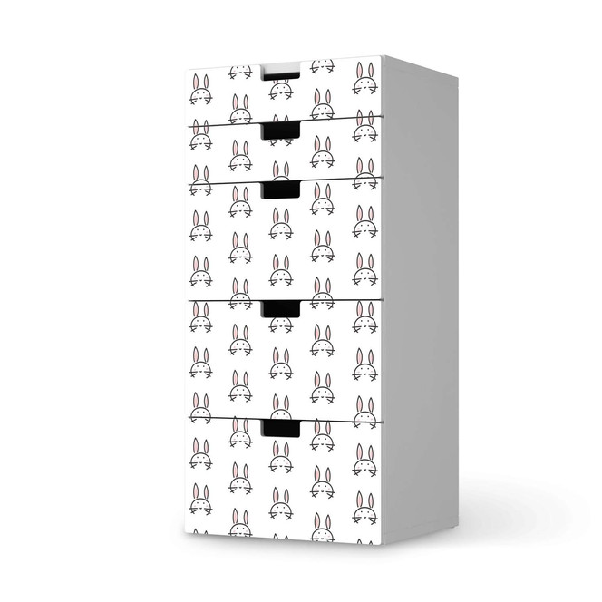Möbel Klebefolie IKEA Stuva / Malad Kommode - 5 Schubladen - Hoppel- Bild 1