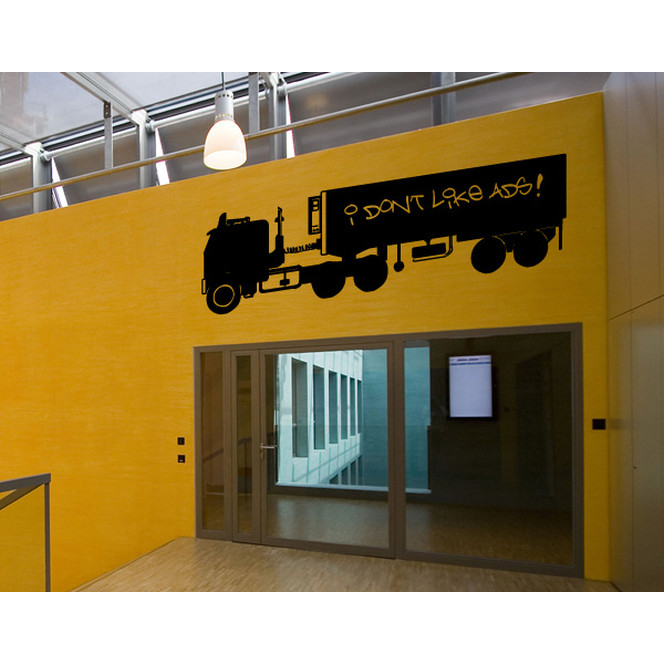 Wandtattoo Lastwagen