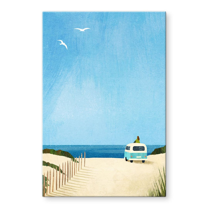 Acrylglasbild Van Life - Urlaub am Meer - Rivers