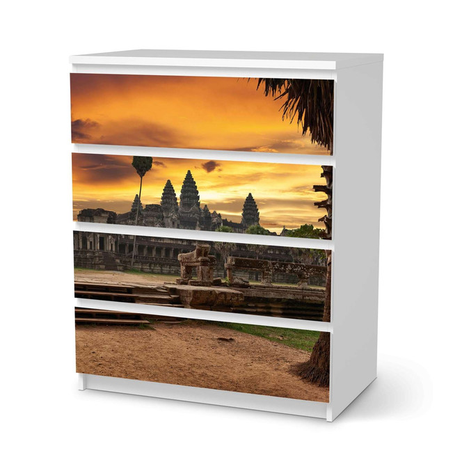 Folie IKEA Malm Kommode 4 Schubladen - Angkor Wat- Bild 1