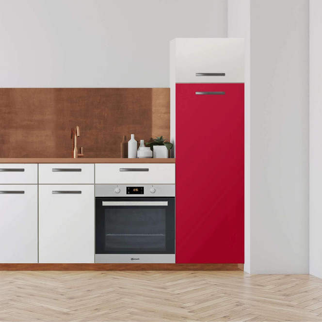 Klebefolie - Hochschrank (60x160cm) - Rot Dark- Bild 1