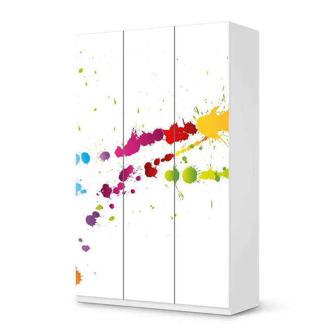 Möbelfolie IKEA Pax Schrank 236cm Höhe - 3 Türen - Splash 2- Bild 1
