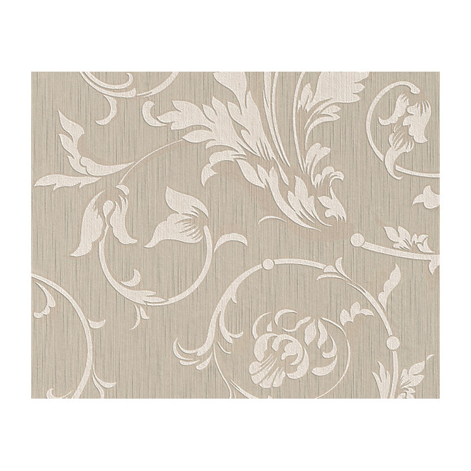 Mustertapeten Architects Paper Textiltapete Tessuto Graubeige, Signalweiss