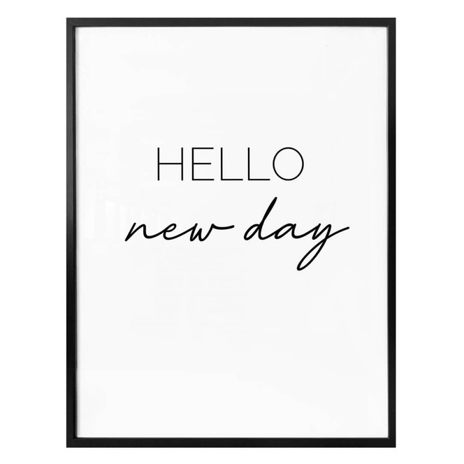Poster Hello new day