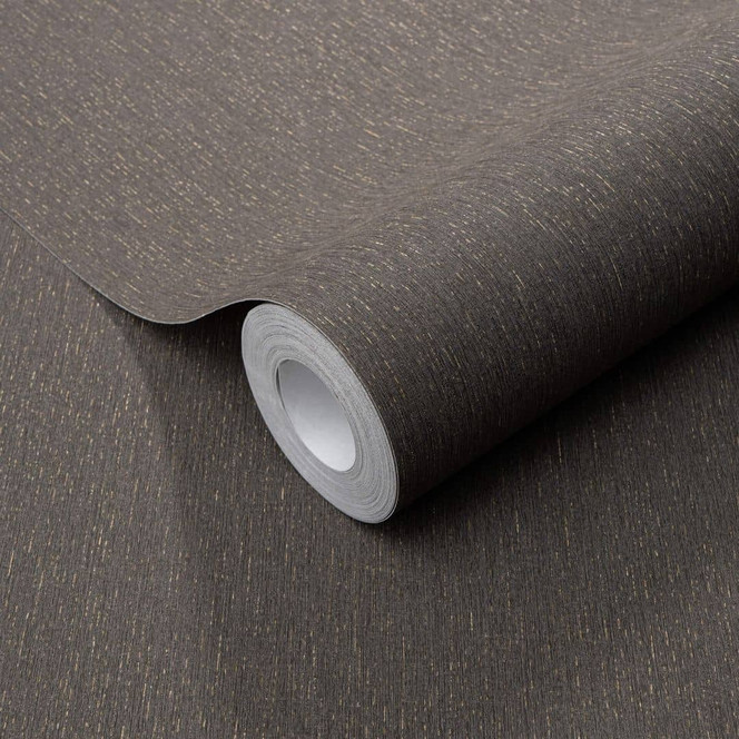 Vliestapete Unitapete mit feiner Längstruktur  in grau