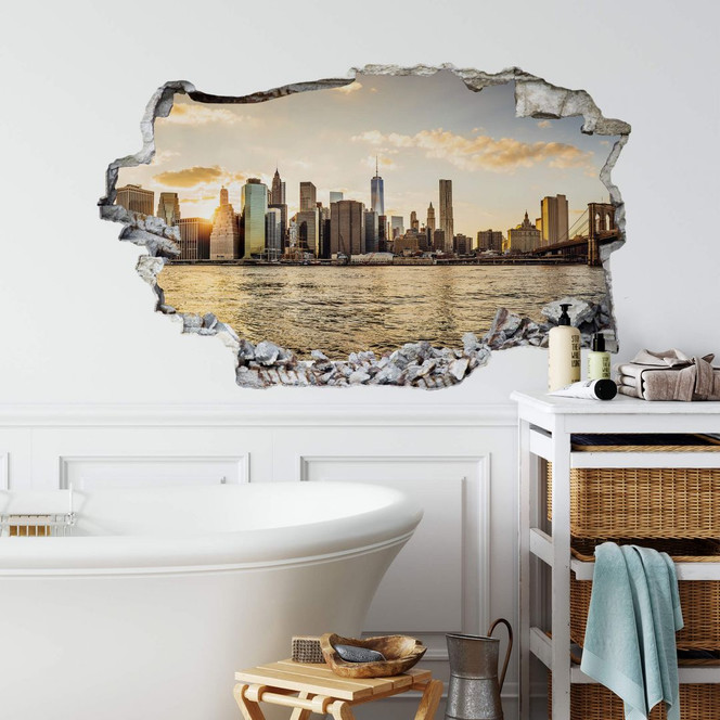 3D Wandtattoo - Sundown in Manhattan