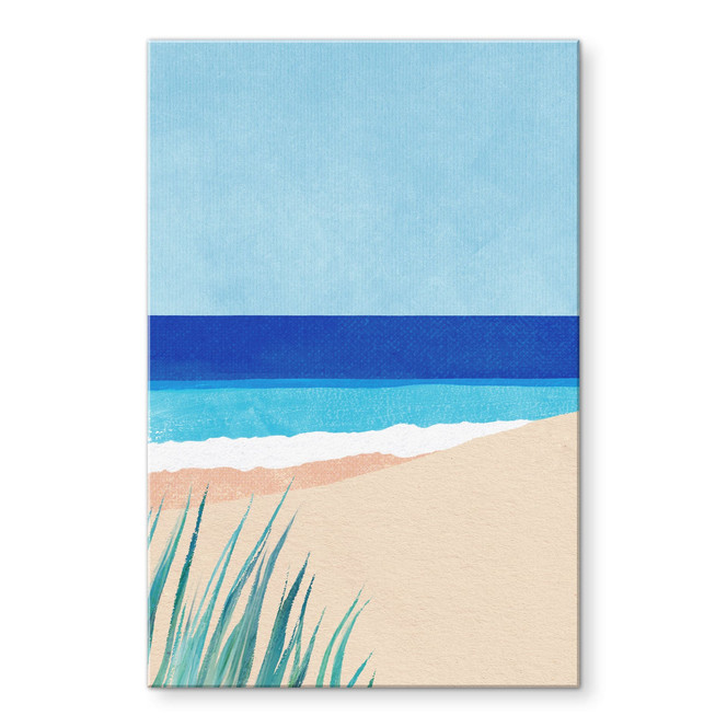 Acrylglasbild Ostsee mit Dünengras - Rivers