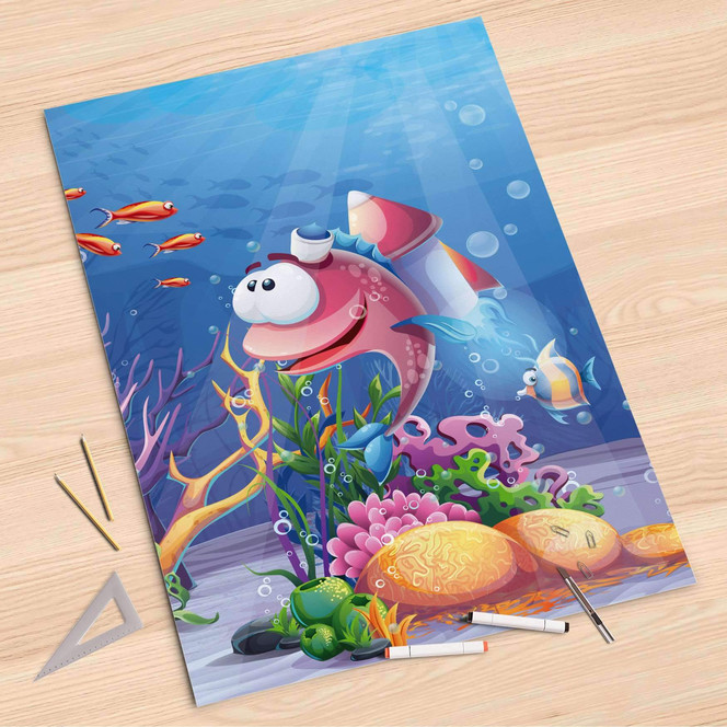 Folienbogen (80x120cm) - Bubbles- Bild 1