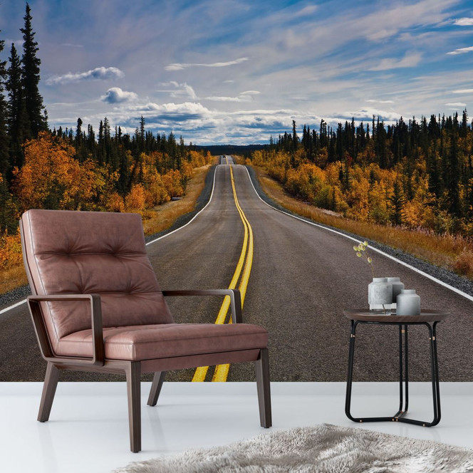 Fototapete Road Trip - 288x260cm - Bild 1