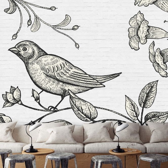 Livingwalls Fototapete Walls by Patel birdy 3 - Bild 1