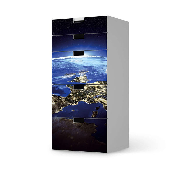 Möbel Klebefolie IKEA Stuva / Malad Kommode - 5 Schubladen - Earth View- Bild 1