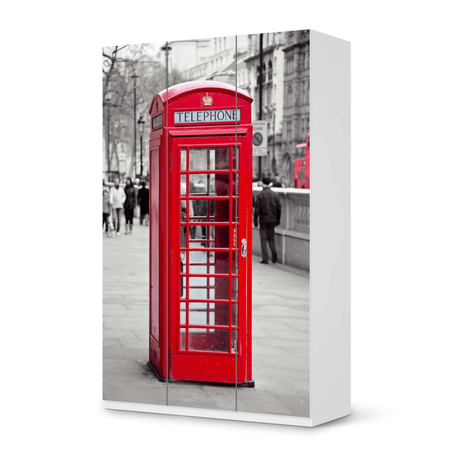 Möbelfolie IKEA Pax Schrank 236cm Höhe - 3 Türen - Phone Box- Bild 1