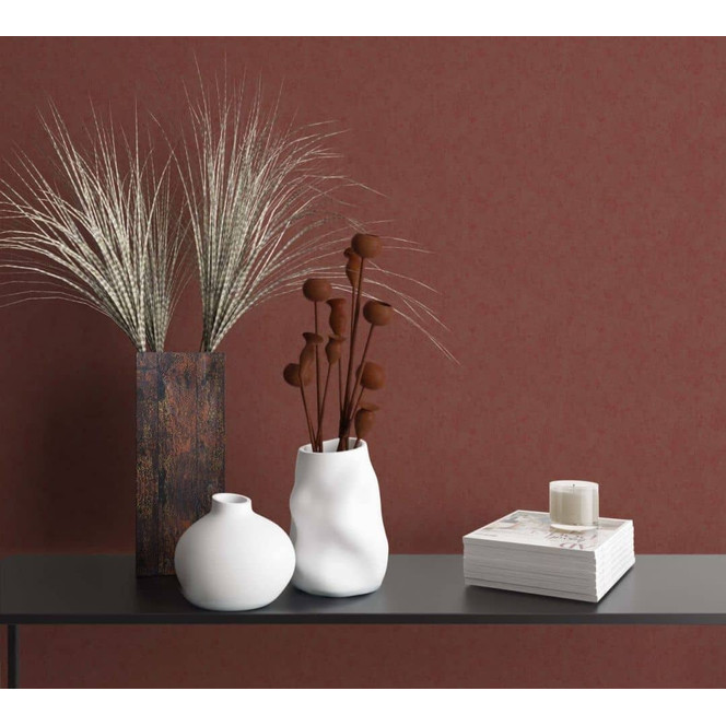 Vliestapete Struktur Modern, Shabby Chic, Designerwelten in Rot