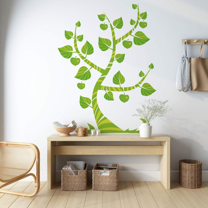 Wandsticker Apfelbaum