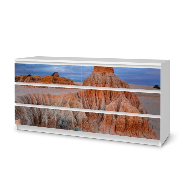 Möbelfolie IKEA Malm Kommode 6 Schubladen (breit) - Outback Australia- Bild 1