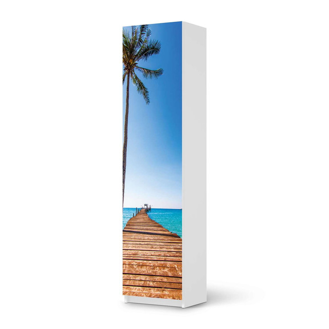 Möbelfolie IKEA Pax Schrank 201cm Höhe - 1 Tür - Caribbean- Bild 1