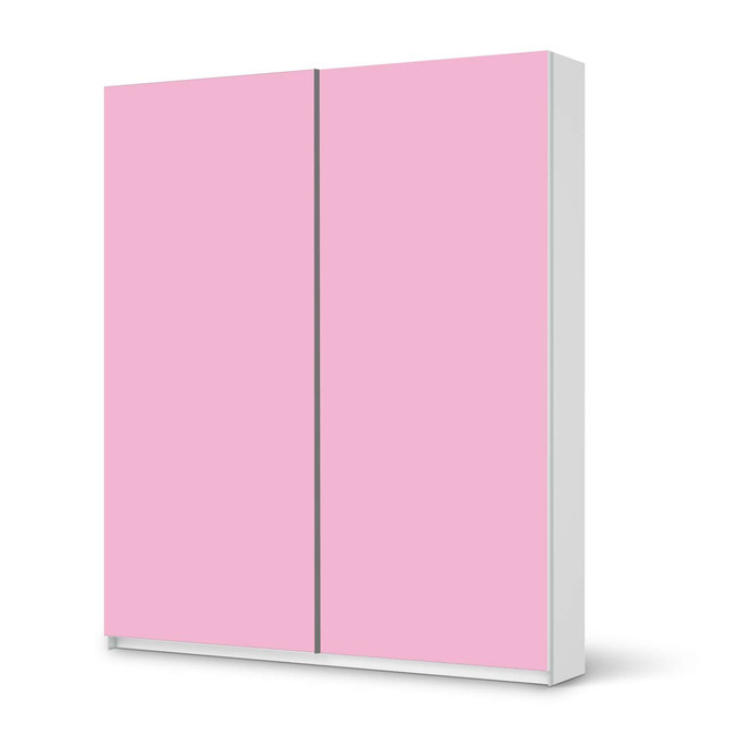 Möbelfolie IKEA Pax Schrank 236cm Höhe - Schiebetür - Pink Light- Bild 1