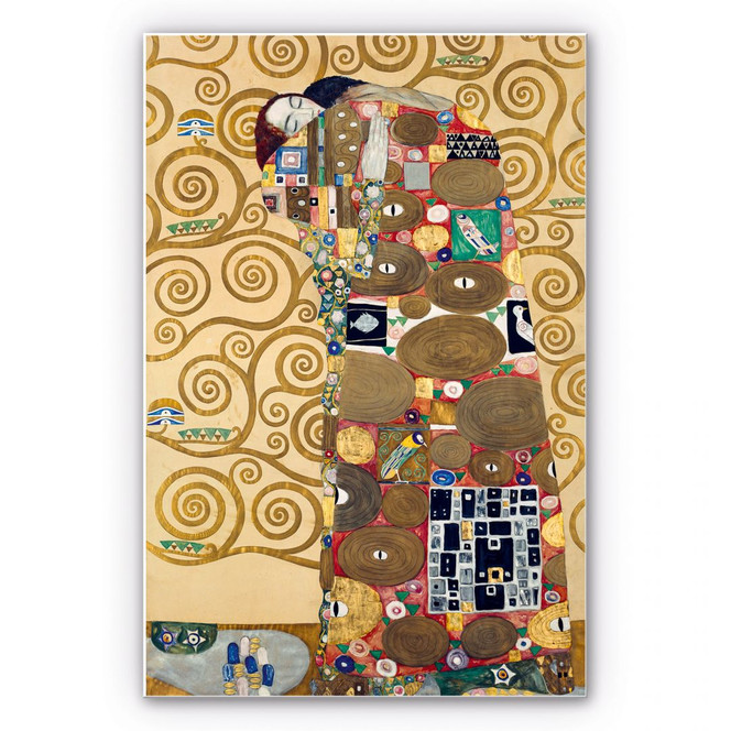 Hartschaumbild Klimt - Die Erfüllung