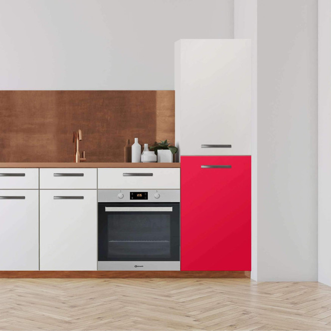 Klebefolie - Hochschrank (60x100cm) - Rot Light- Bild 1