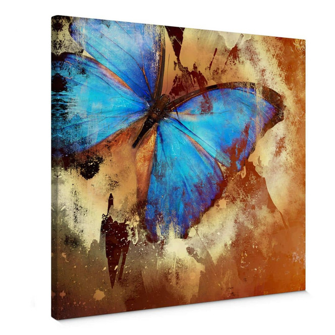 Leinwandbild Butterfly Ice