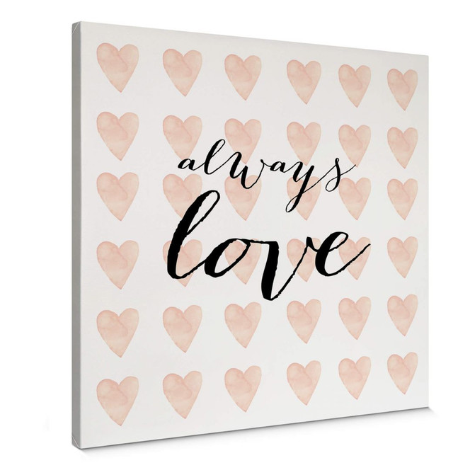 Leinwandbild Confetti & Cream - Always Love