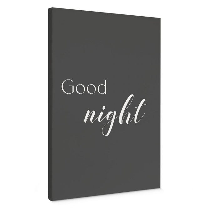 Leinwandbild Good night