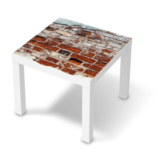 Möbelfolie IKEA Lack Tisch 55x55cm - Backstein- Bild 1